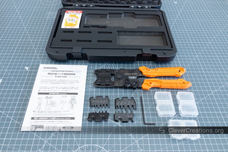 Unboxing of the Engineer PAD-02 with all its components laid out.