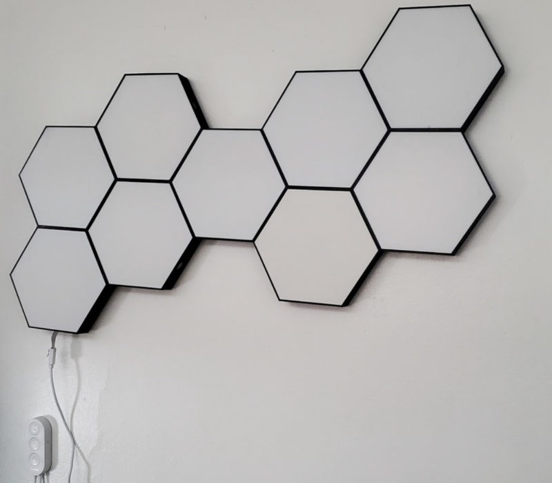 A hexagonal LED panel 3D printing project