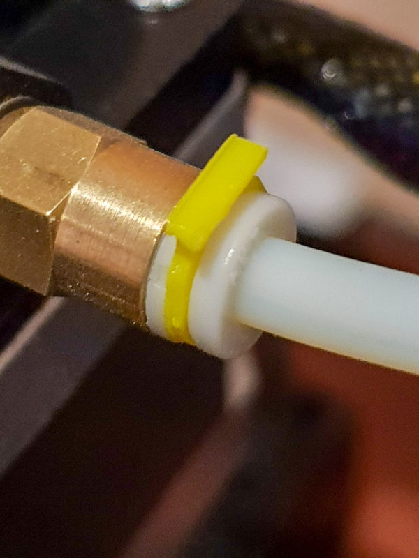 3D printer pressure fitting fix