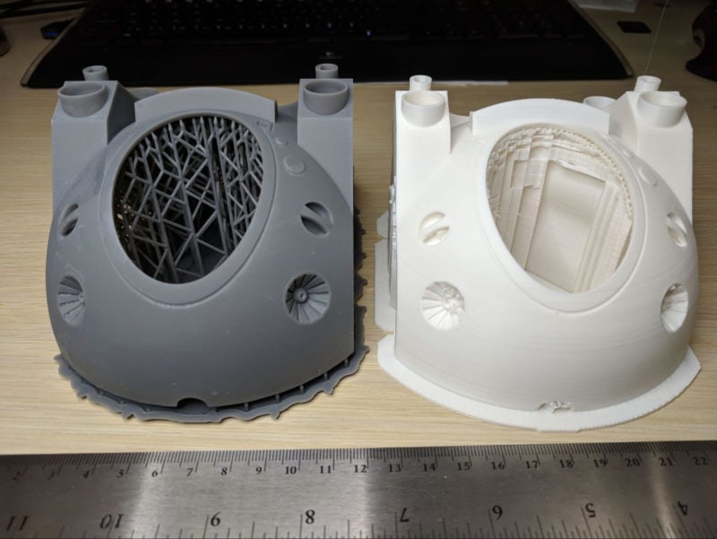 A comparison between resin SLA and FDM filament 3D printing