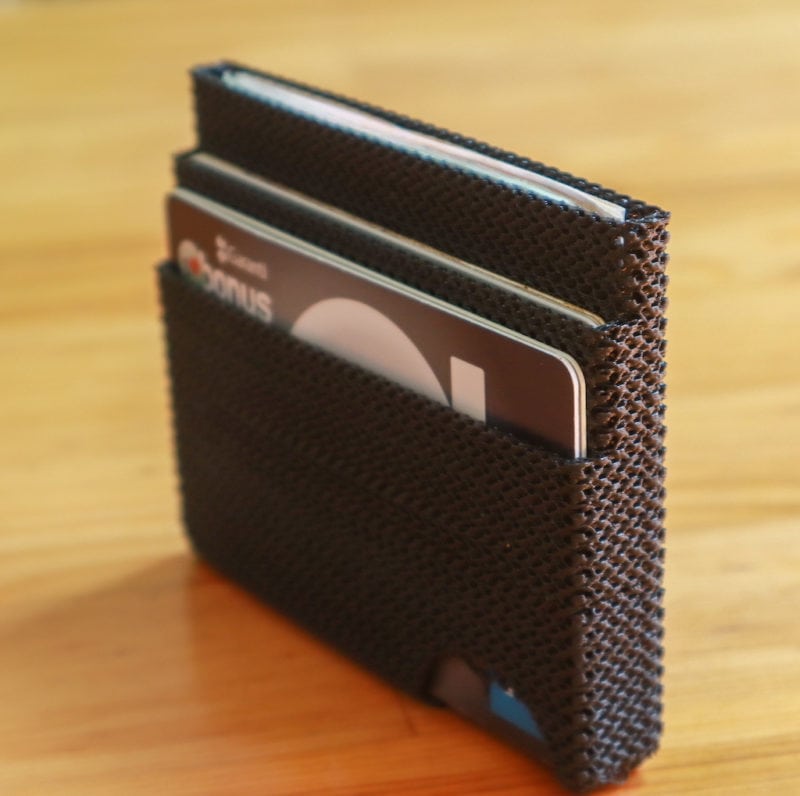 A flexible wallet made with a 3D printer