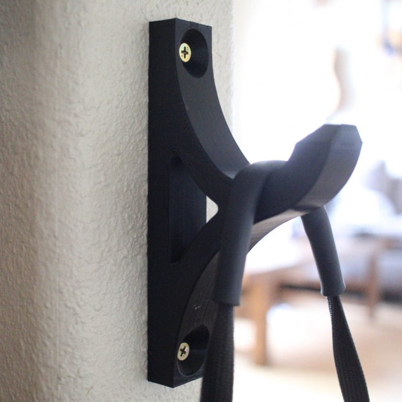 A strong 3D printed hanger hook