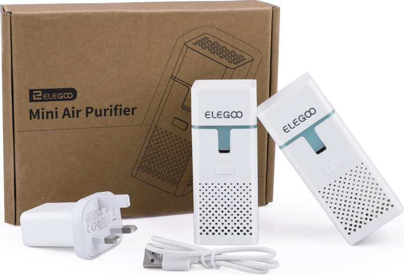 A set of Elegoo Mini Air purifiers