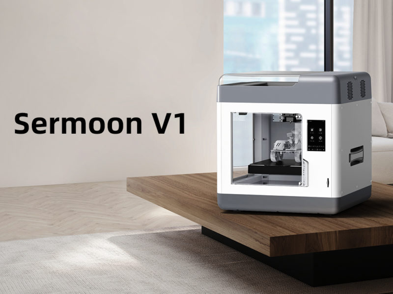 Sermoon V1 3D Printer on a table
