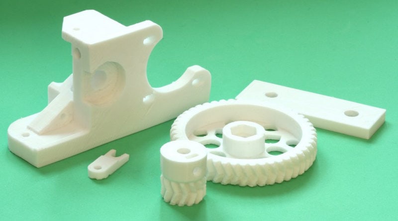 A variety of components in strong Nylon filament