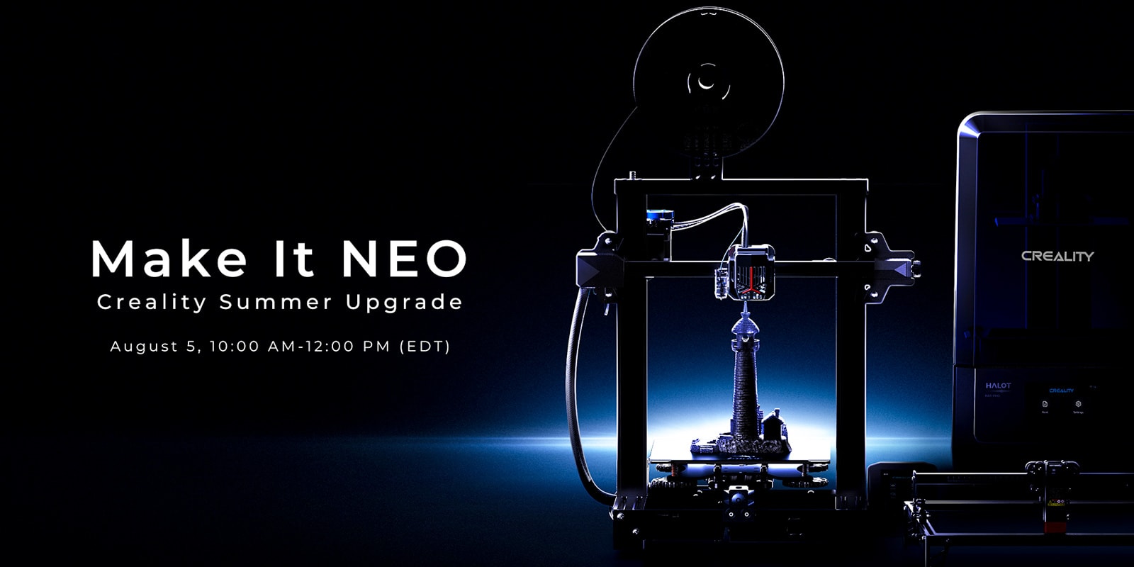 Creality announces its HALOT-RAY and Ender 3 Neo series