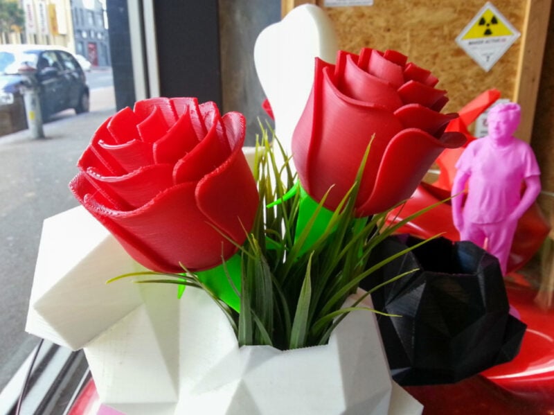 3D printed flowers as a gift