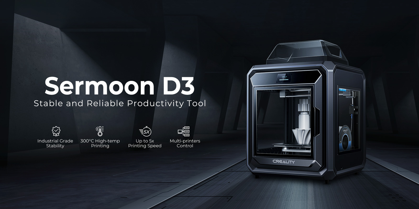 Creality announces it's Sermoon D3 3D printer