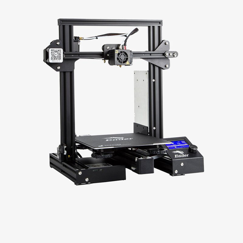 The Ender 3 Pro machine on a white background