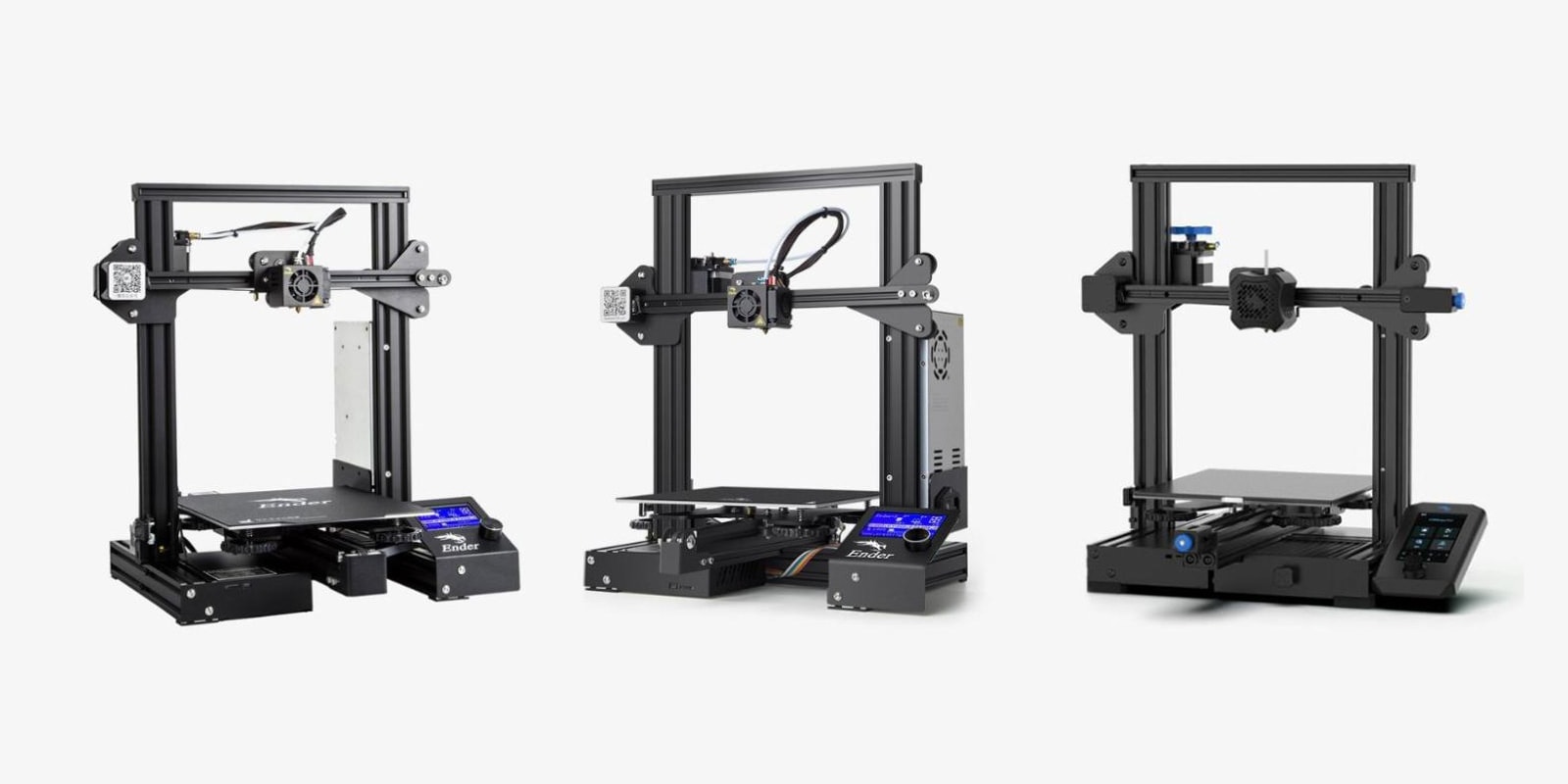 The difference between the Ender 3, Ender 3 Pro, and Ender 3 V2