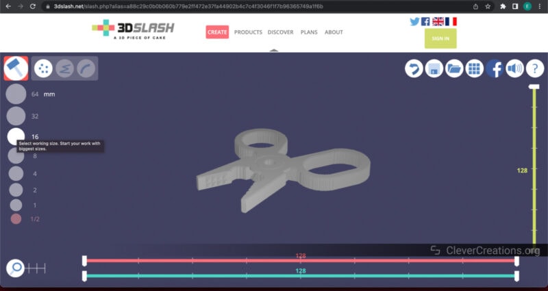 Screenshot of 3DSlash
