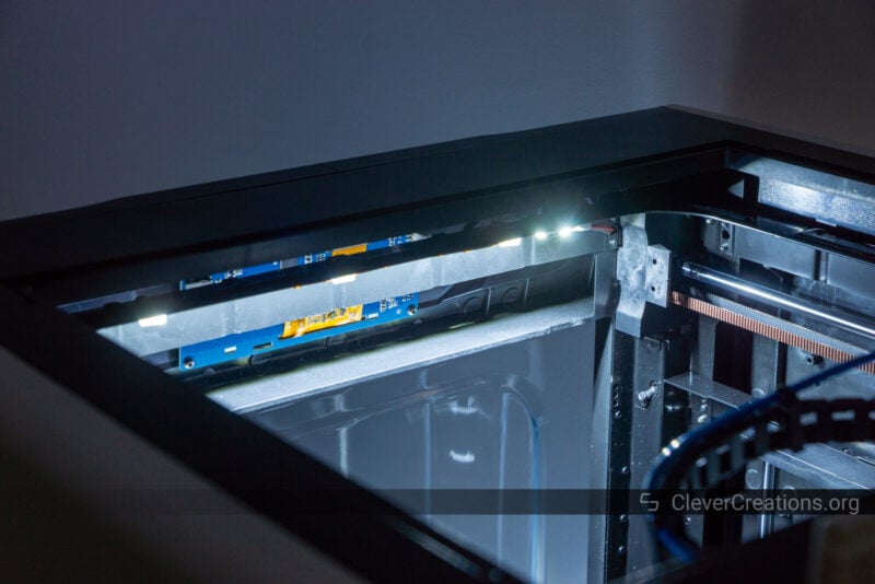 The LED strip of the X-Plus 3 3D printer