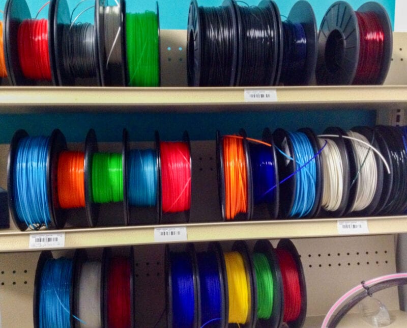 An image of PLA filament shelf life