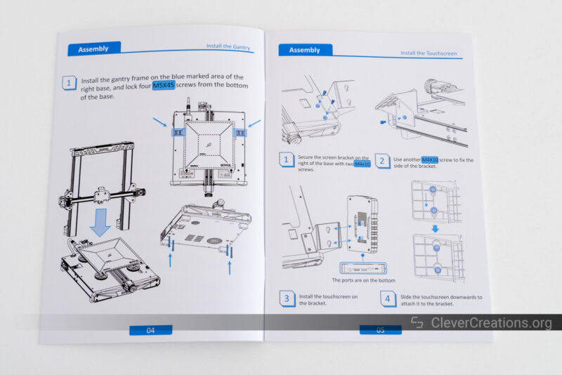 A manual of a 3D printer