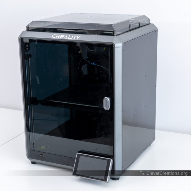 The full enclosure of the Creality K1 3D printer