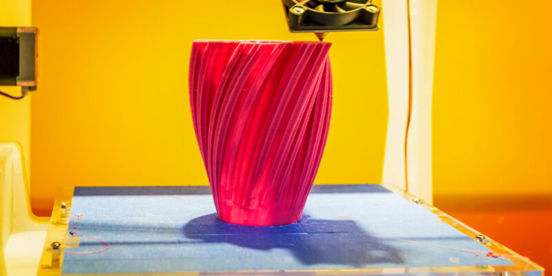 A demonstration of a Cura vase mode 3D print