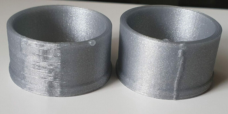 An example of how to hide the Z-seam and fix it in Cura