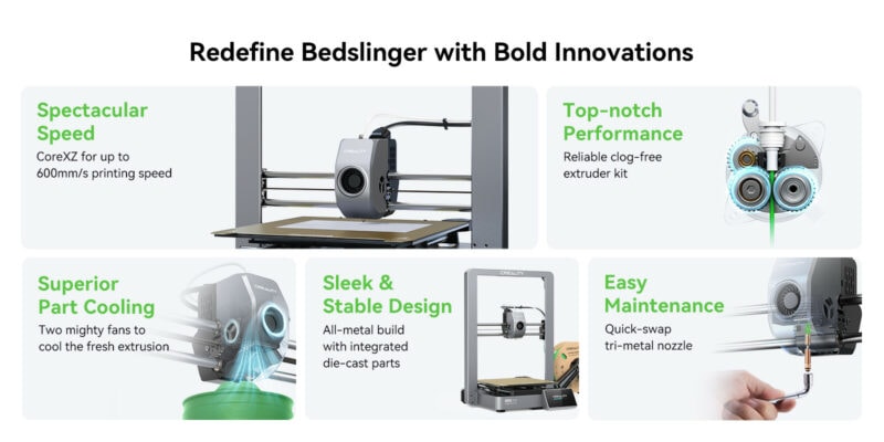 A presentation of the main Ender-3 V3 features.