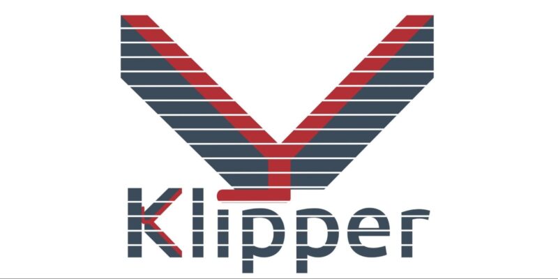 The Klipper logo with slicer effect.